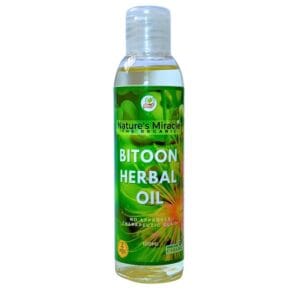 Bitoon Herbal Oil bottle – natural remedy for bukol, pamamaga, and skin irritation, made with traditional Filipino herbal ingredients.