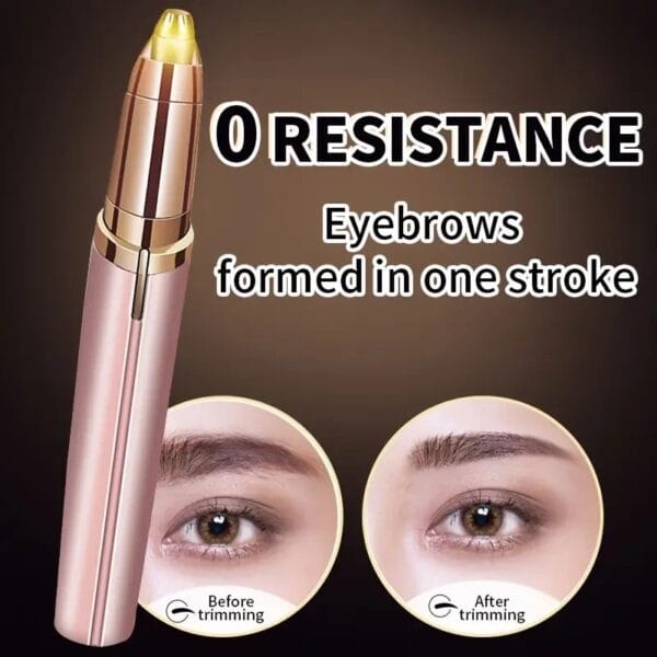 O resistance eyebrow trimmers. Eye brow form in one stroke