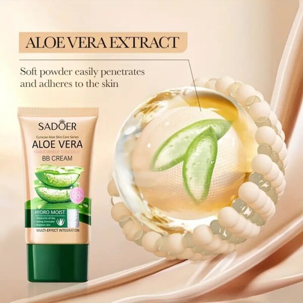 Aloe Vera BB Cream Foundation 3-in-1 for Sensitive Skin - Image 4
