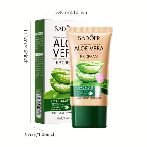 Aloe Vera BB Cream Foundation 3-in-1 for Sensitive Skin - Image 6
