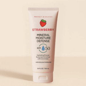 Strawberry Mineral Moisture Defense Sunscreen SPF 50