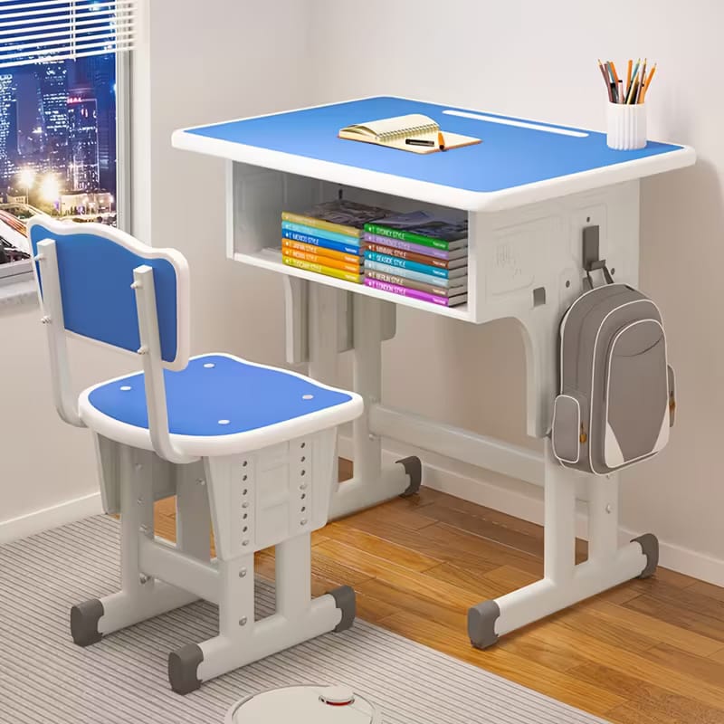 adjustable height study table and chair set for children ages 5 to 18